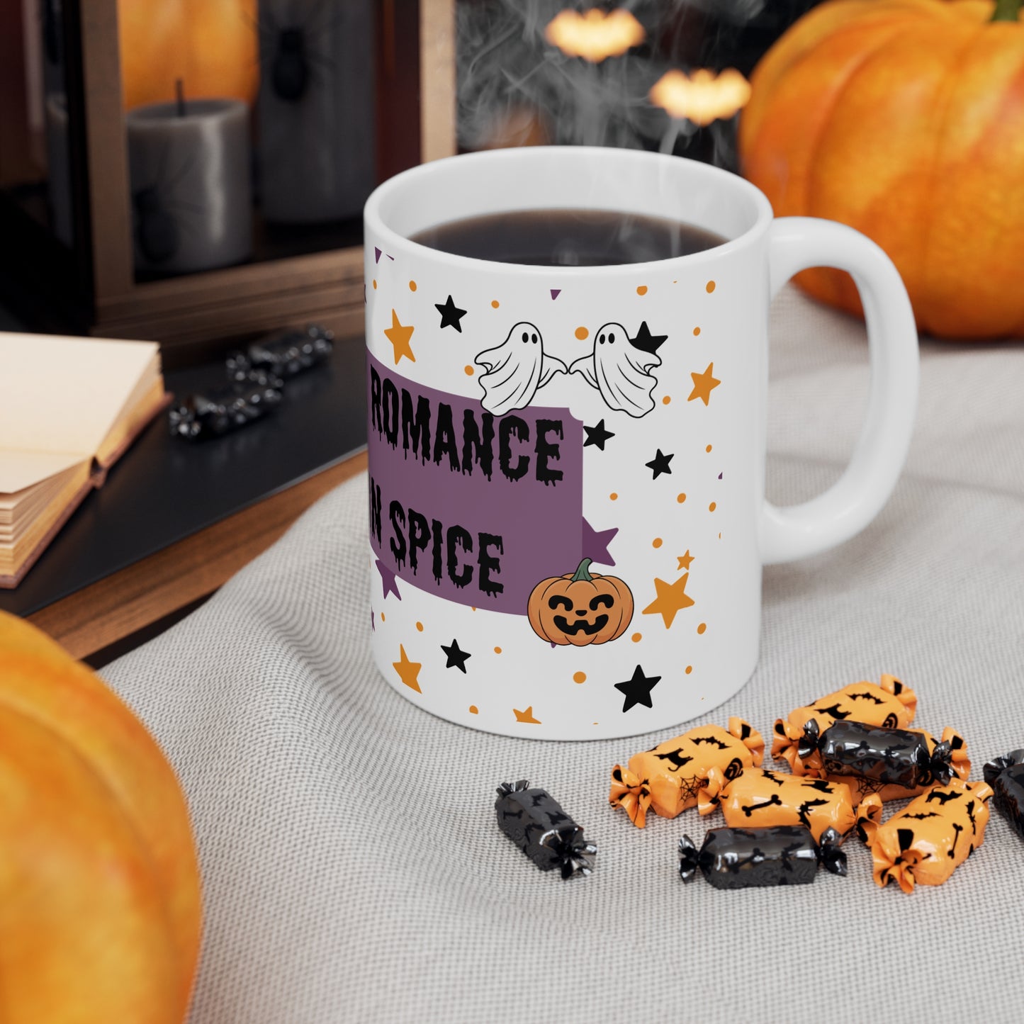 Halloween-Inspired Ceramic Coffee Mug