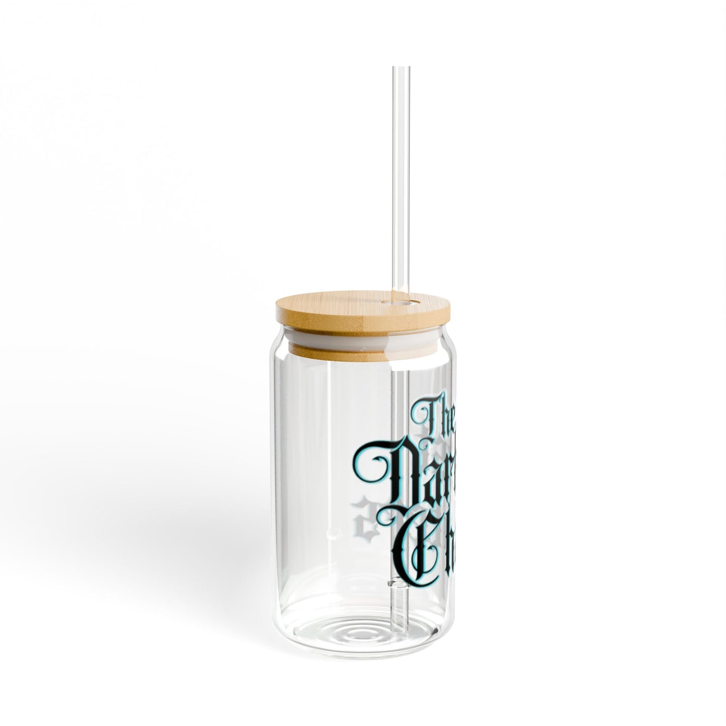 Glass Tumbler Merch 16oz Sipper Glass