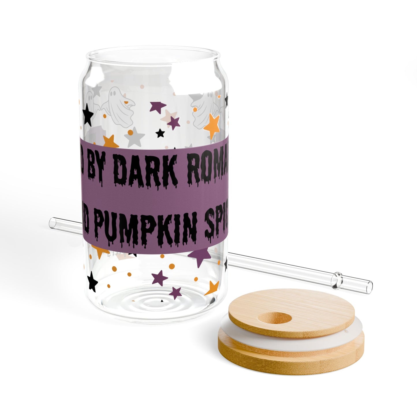 Halloween-Themed Sipper Glass, 16oz