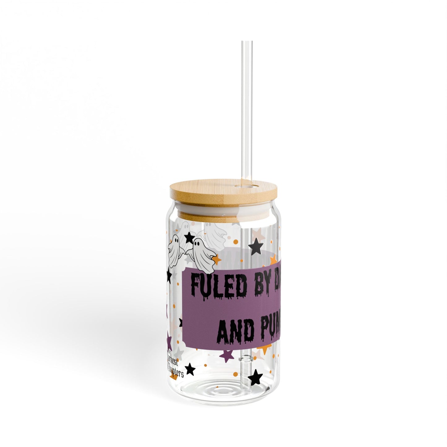 Halloween-Themed Sipper Glass, 16oz