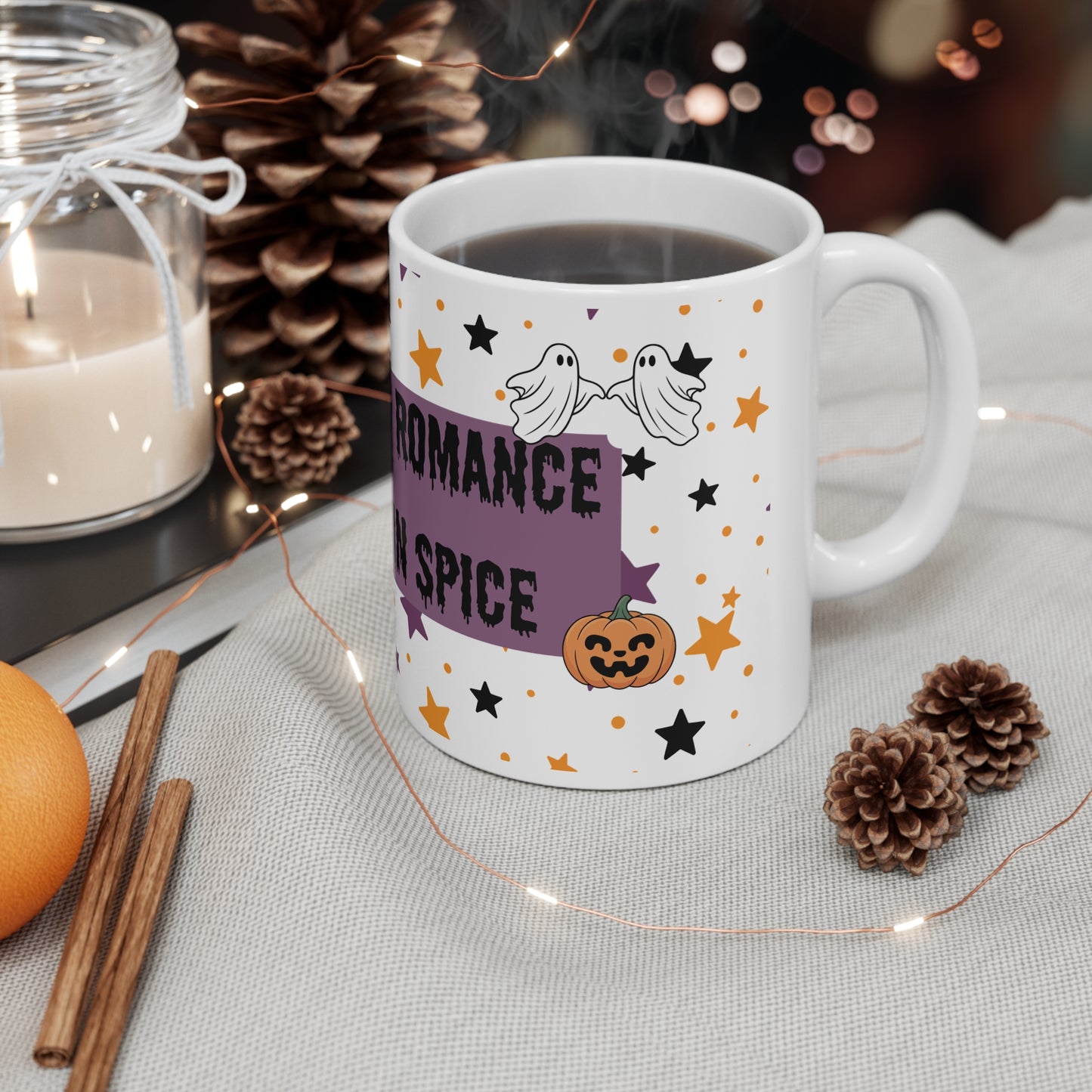 Halloween-Inspired Ceramic Coffee Mug